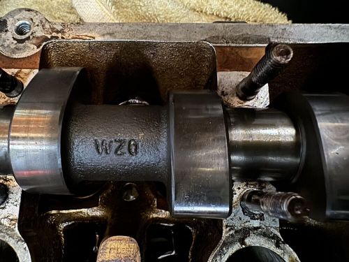 Audi 7a i5 2.3l 20v engine motor top end head camshaft (s) valve train