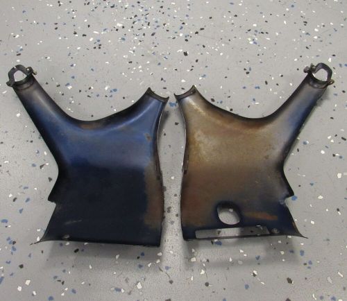 1987 blue oem l&amp;r frame head / neck covers 87-03 vs1400 intruder 1400