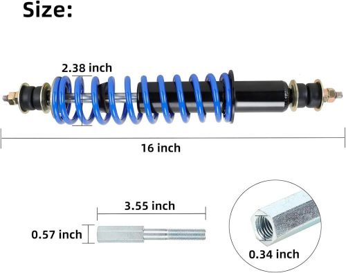 Golf cart front/rear shock absorber kit heavy duty coil over