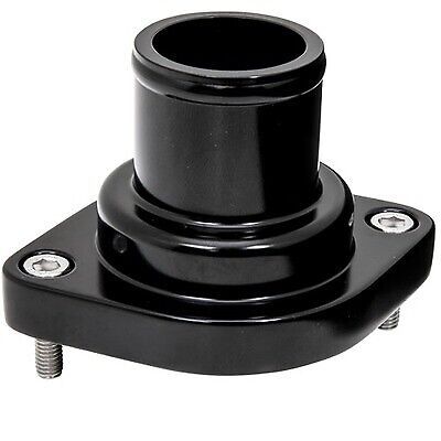 Billet specialties ls thermostat housing straight black blk90134