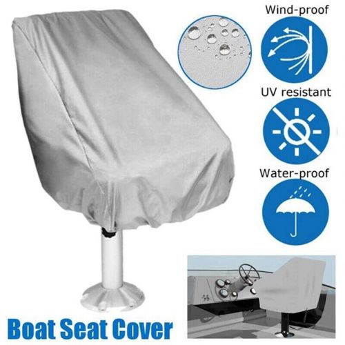 2x boat  cover, outdoor  pontoon captain boat bench chair  cover, chair 3372