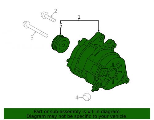 Genuine mazda alternator px4j-18-300