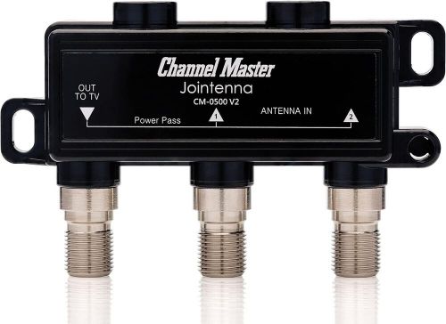 Channel master cm-0500v2 jointenna tv antenna combiner black