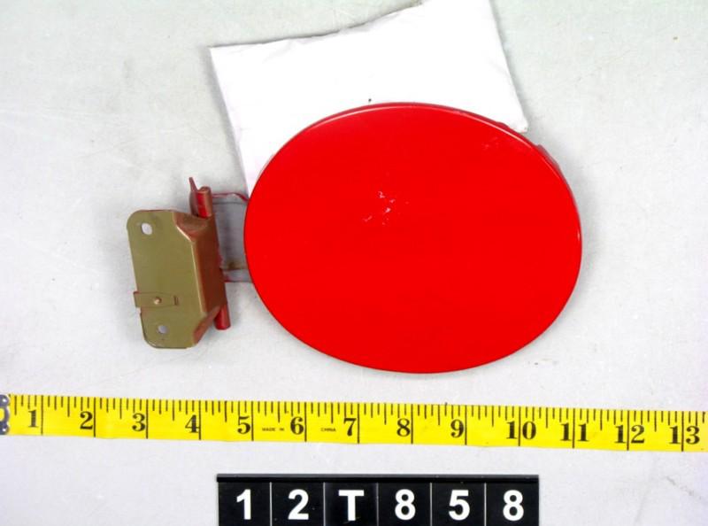 90 miata mx-5 fuel filler door lid gas tank cover cap oem red 12t858