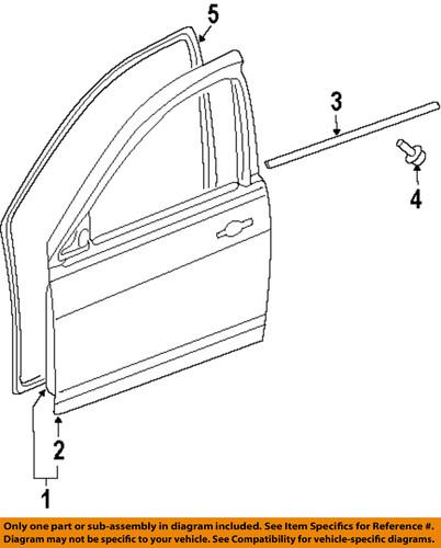 Jeep oem 5067703ac door outer panel-outer panel