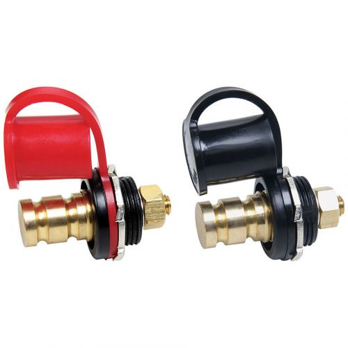 Allstar performance 76139 remote battery jumper charging posts pair red/black