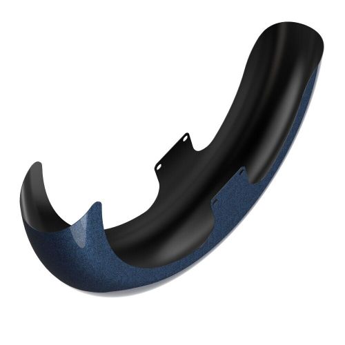 Cosmic blue pearl 21&#034; reveal wrapper hugger front fender fits harley street road