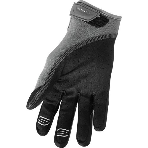 Slippery circuit gloves - red/charcoal | medium