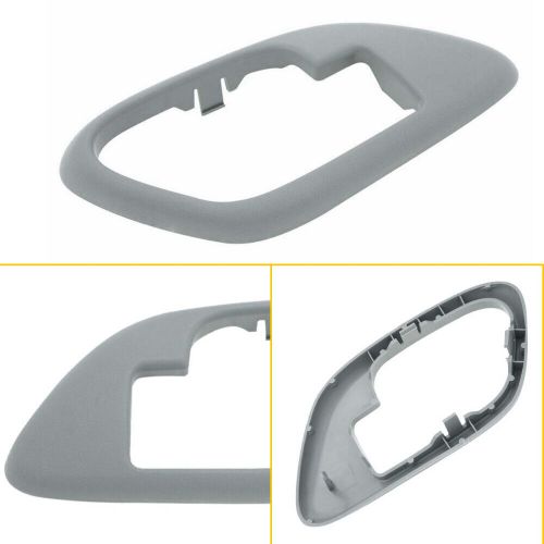 Interior door handle trim gray set pair for chevy gmc truck 15708080 15708079