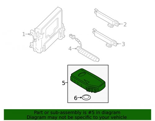 Genuine kia keyless entry transmitter 95440-s9510