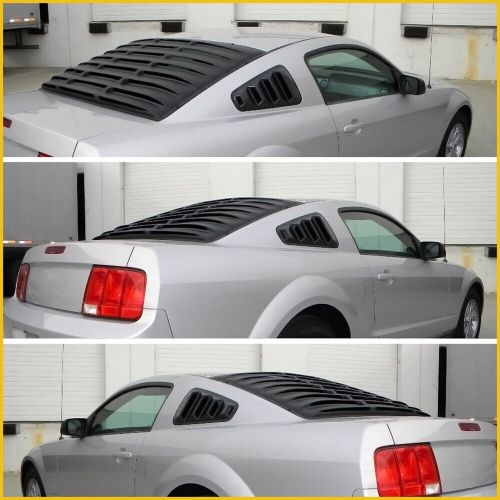 For 2005-2014 ford mustang 1/4 quarter side window louvers scoop cover vent 2pcs