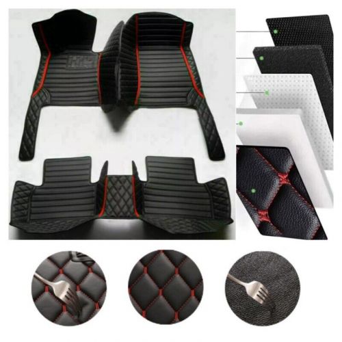 For volkswagen jetta model car floor mat waterproof pu leather carpets mats a