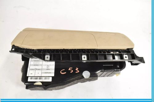 Mercedes w218 cls550 dashboard glove box storage compartment beige oem