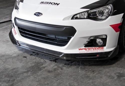 Seibon kc- style carbon fiber front lip for 2012-2014 brz