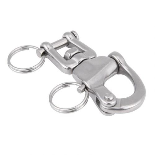 316 stainless steel swivel snap shackle for sailboat spinnaker halyard 2 inch