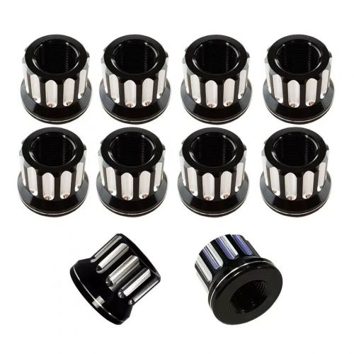 Rc components aluminum lug nuts 5/8-18 rh 12 point black and machined