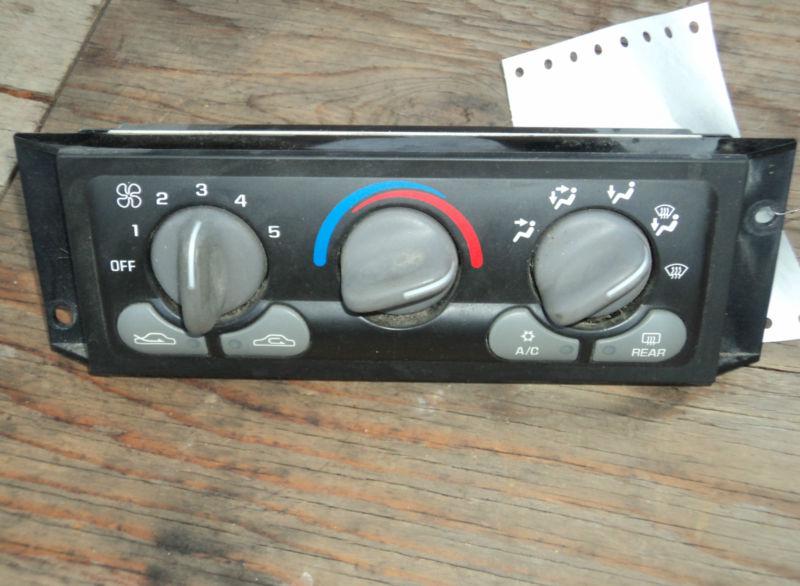 1999 - 2005 chevy venture pontiac montana silhouette >heater/ac control unit