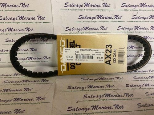 Dayco #ax23 gold label cog-belt 13xc635