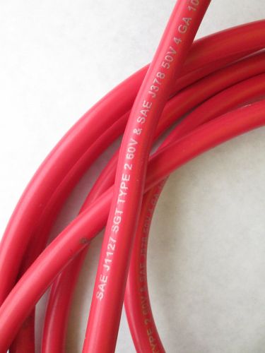 Marine battery cable wire 26 foot  red 4-gauge cable  56/60 volt