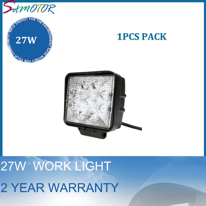 27w led work light flood beam offroad lamp light boat truck 12v 24v 4wd 4x4 a1