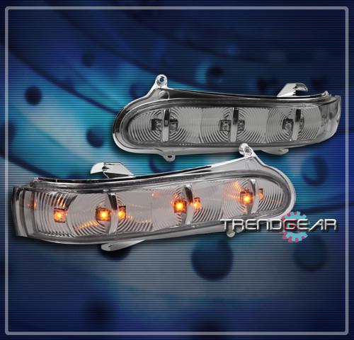 99-02 mercedes-benz w220 s-class w215 cl led mirror turn signal light lamp smoke