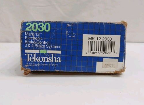 Vintage tekonsha  solid state trailer brake controller 2030 tested