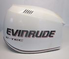 0285653 omc evinrude e-tec 200 225 250 300 hp cowl top motor cover white 0285608