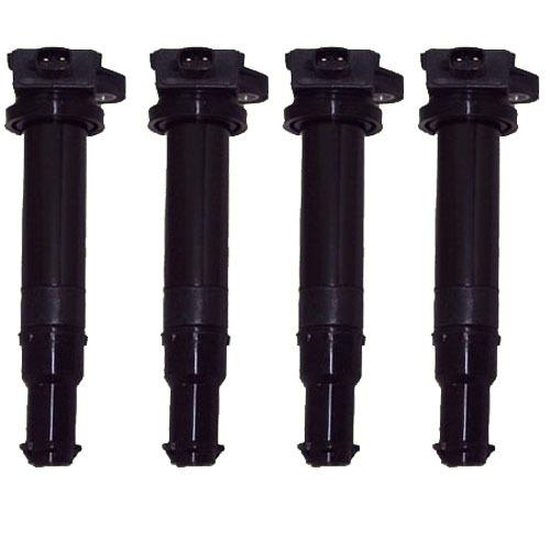 Ignition coils - set of 4 - hyundai kia 1.6l - 27301-26640 - new