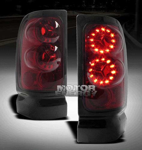 1994-2001 dodge ram led tail brake light red/smoke 1995 1996 1997 1998 1999 2000