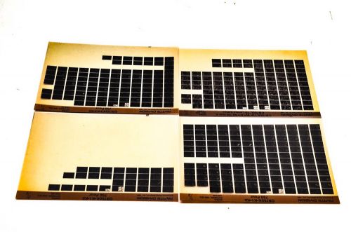 Oem honda 143413m, 14425zm, 143410m cb750/k/l microfiche lot of 4