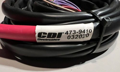 Cdi universal wiring harness, johnson, evinrude, omc, round plug, 473-9410 *new*