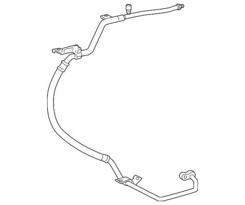 New oem genuine toyota 05-15&#039; tacoma ac low side suction hose 88704-04020