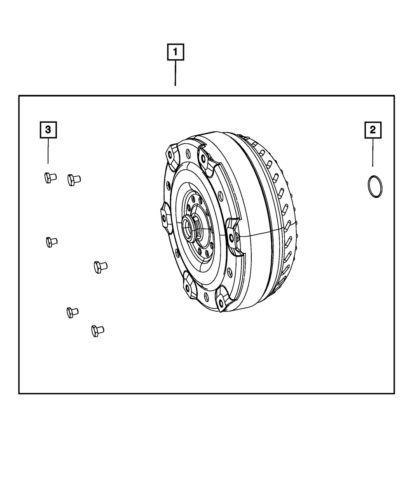 Genuine mopar torque converter kit remanufactured r8419671ah