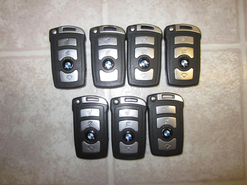 Lof of 7 oem bmw 7 series smart key keyless remote 