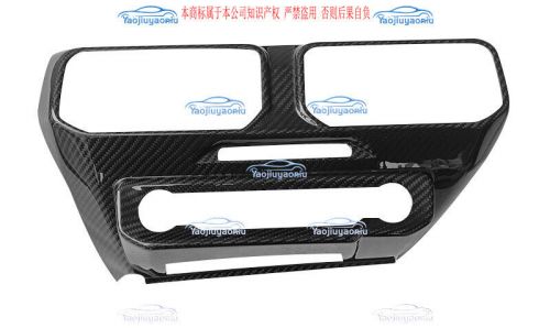 Real carbon center console molding cover trim 1pcs for ford mustang 2024-2026