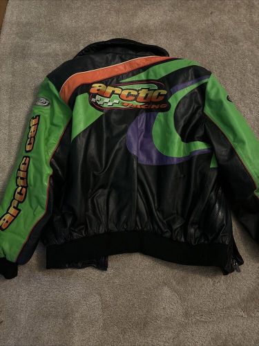 Vintage arctic cat team arctic racing thinsulate ski snow jacket size large