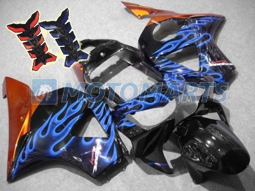 Free tank pad x2! aftermarket fairing kit for honda cbr900rr cbr954 2002 2003 ac