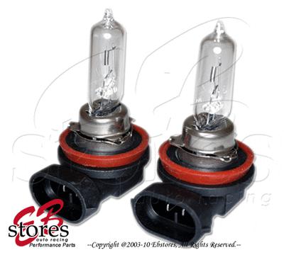 12v 65w h9 oem clear white 4300k xenon gas hid high beam light bulb 2pcs (1pair)