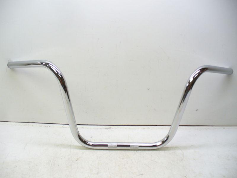 Harley cci 12" ape hanger chrome handlebar; 110028