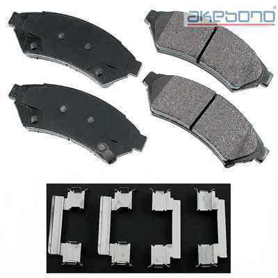 Akebono act1075 brake pad or shoe, front-proact ultra premium ceramic pads