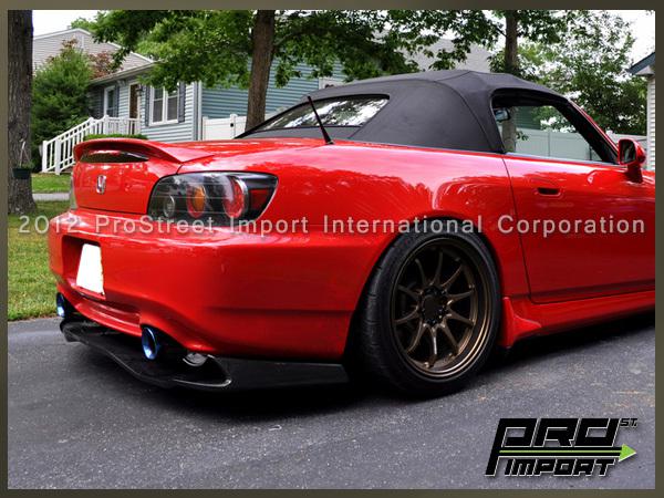 Custom paint r-510 red oe original style trunk spoiler wing lip 00-09 s2000 ap1