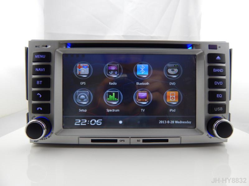 Car dvd gps for hyundai santa fe 2006-2011 navigation stereo sat navi radio ipod