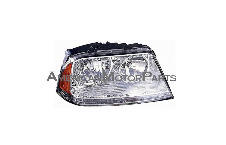 Passenger side replacement headlight halogen 03-05 lincoln aviator base model