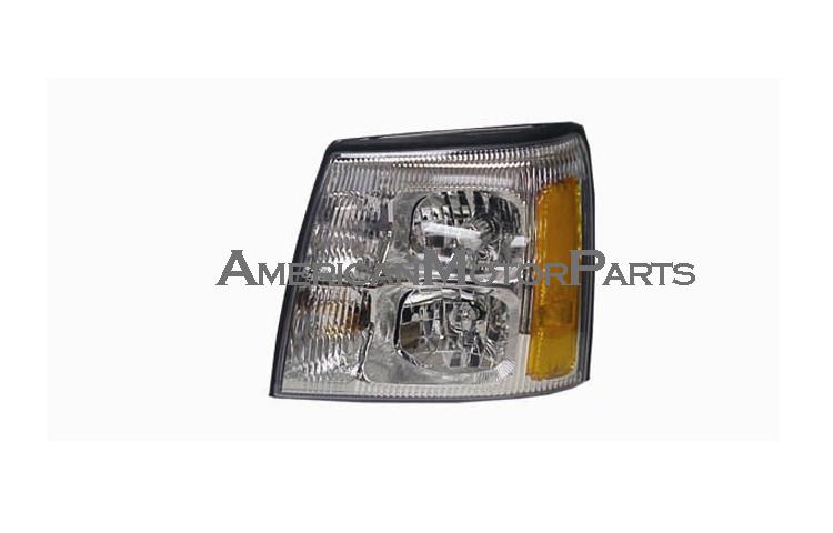 Left driver side replacement headlight head lamp w/ hid 03-06 cadillac escalade