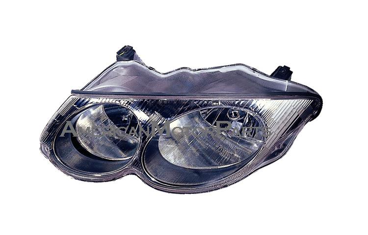 Left driver side replacement headlight w/o lens leveling 99-04 chrysler 300m