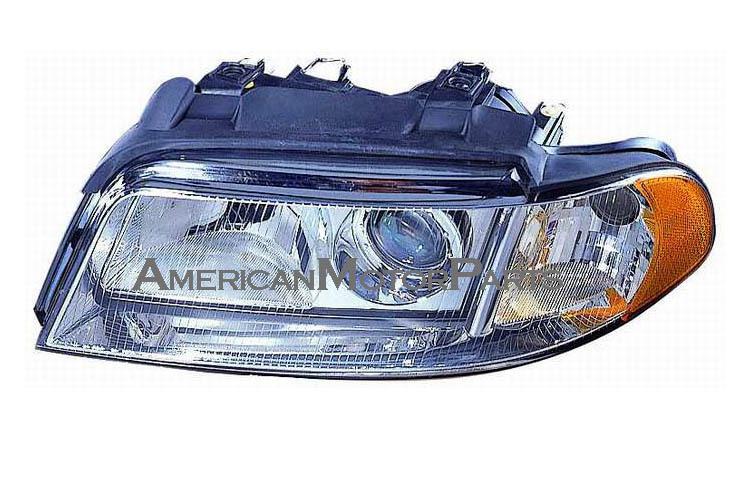 Driver side replacement headlight hid type 99-02 audi a4 s4 - 8d0941029ar