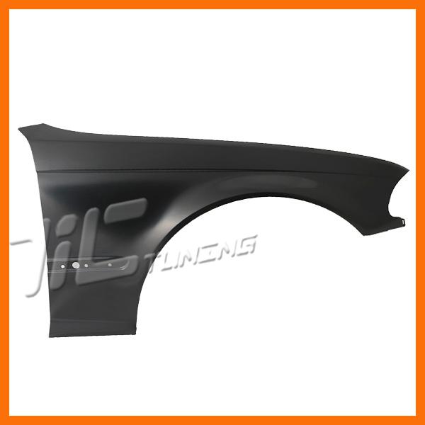 1999 2000 2001 bmw e46 primed black right fender 325i 330i primed black right