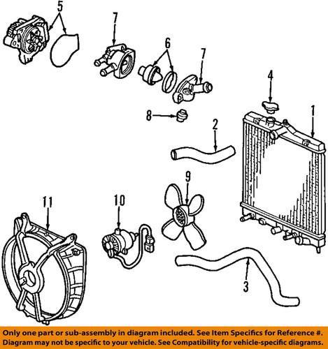 Honda oem 19045-paa-a01 radiator cap