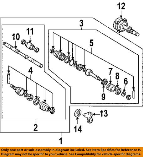 Nissan oem 3834206r01 auto trans output shaft seal