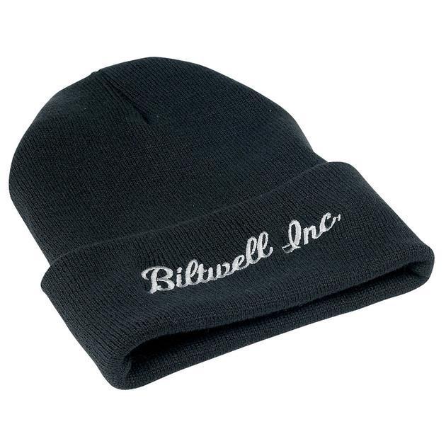 Biltwell inc black premium script beanie motorcycle harley bobber chopper